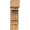 Ekena Millwork Balboa Block Rough Sawn Bracket w/ Offset Brace, Western Red Cedar, 8"W x 24"D x 28"H BKT0806X24X28BOA05RWR - alternate 2